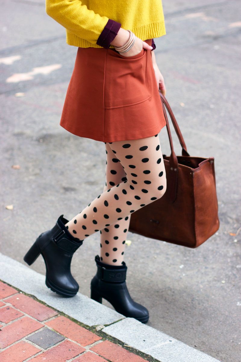 sorel heel rain boots